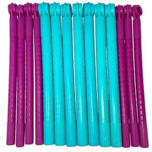 Vtg Conair Hot Sticks Hair Rollers 14 Flexible Rubber Curlers REPLACEMENT ONLY